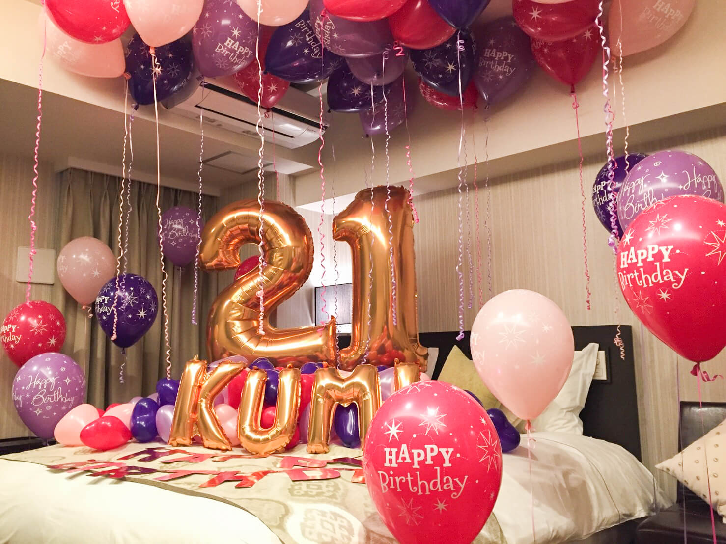 H 29 素敵なバルーンのホテル装飾 バルーン出張装飾 ホテルサプライズ 誕生日やプロポーズはアニプラバルーン